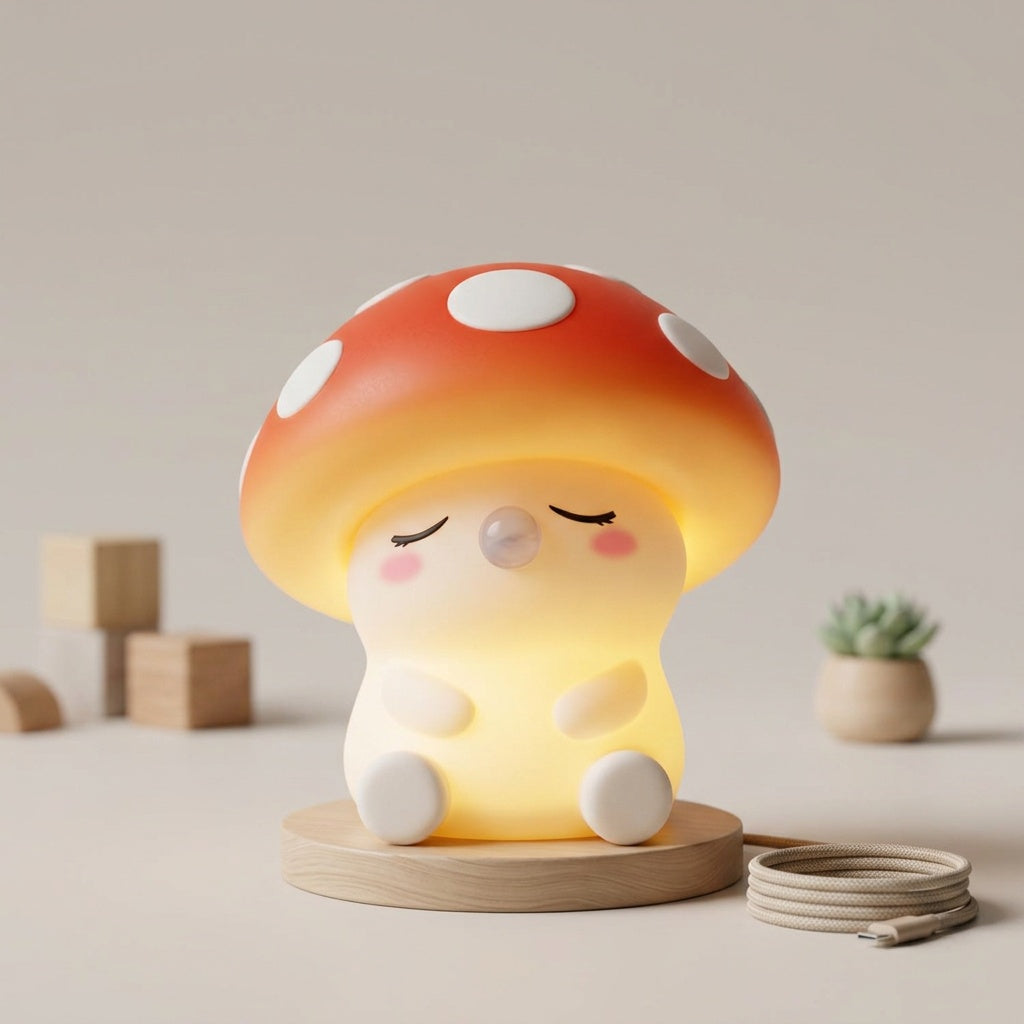 Cute Mushroom Night Light