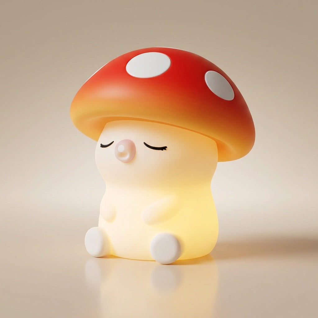 Cute Mushroom Night Light
