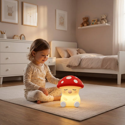 Cute Mushroom Night Light