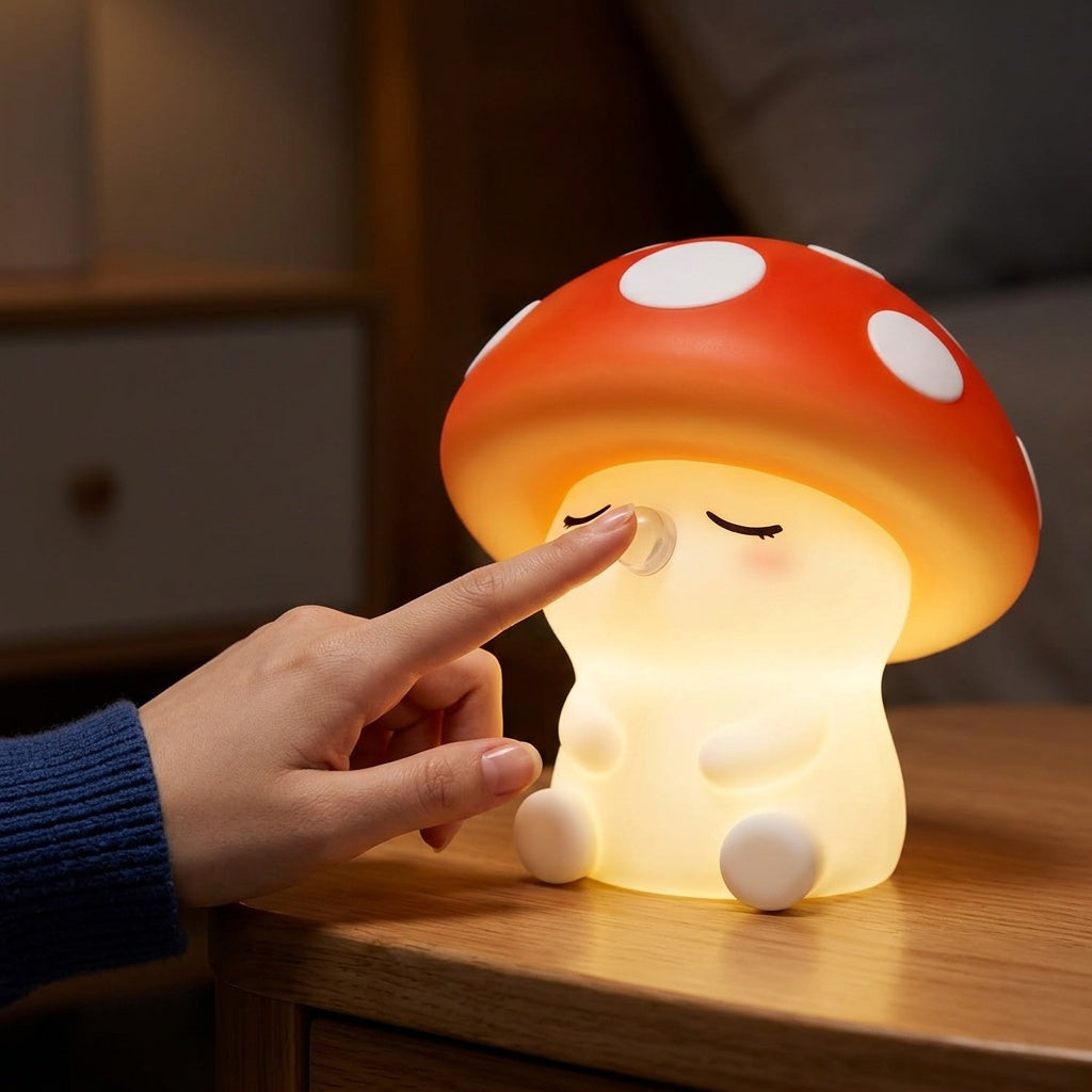 Cute Mushroom Night Light